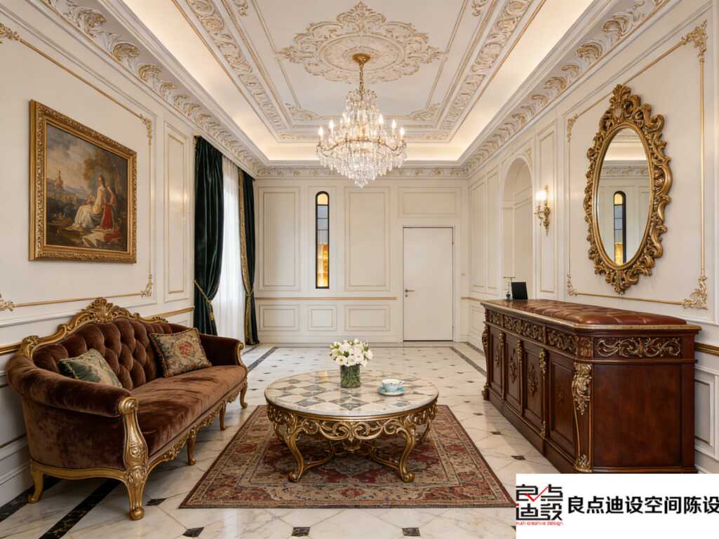 教科书级法式轻奢美容院装修软装设计!这氛围感谁扛得住?